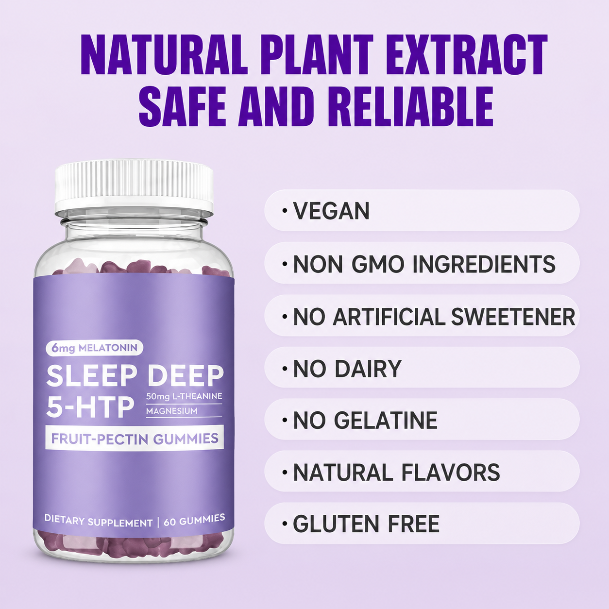 Melatonin Sleep Gummies — Grape