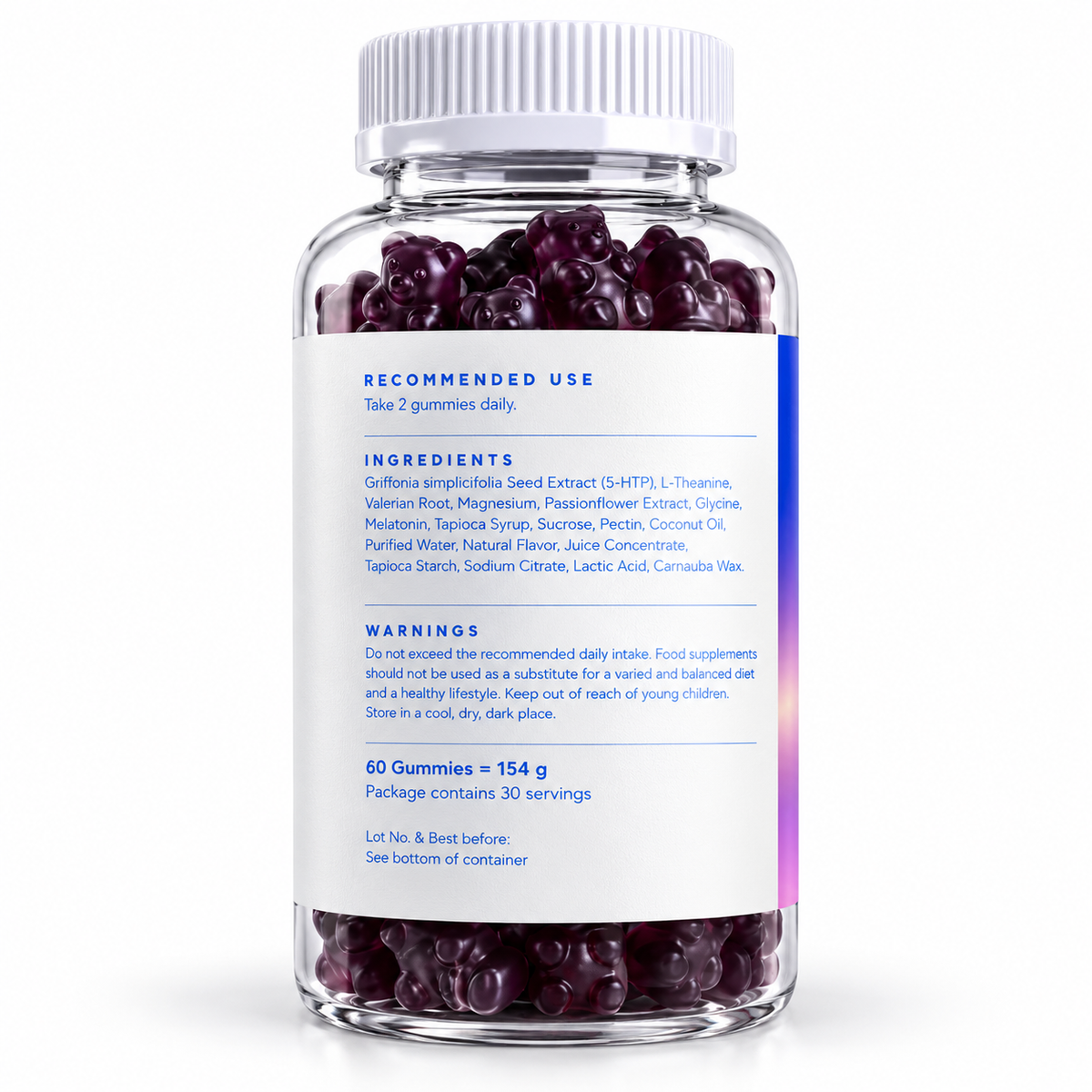 Sleep Gummies – 60 Gummies - Mixed berry flavor