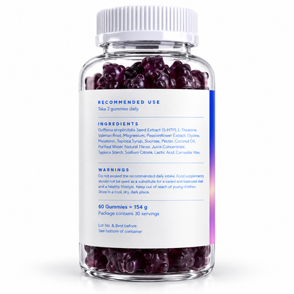 Sleep Gummies – 60 Gummies - Mixed berry flavor