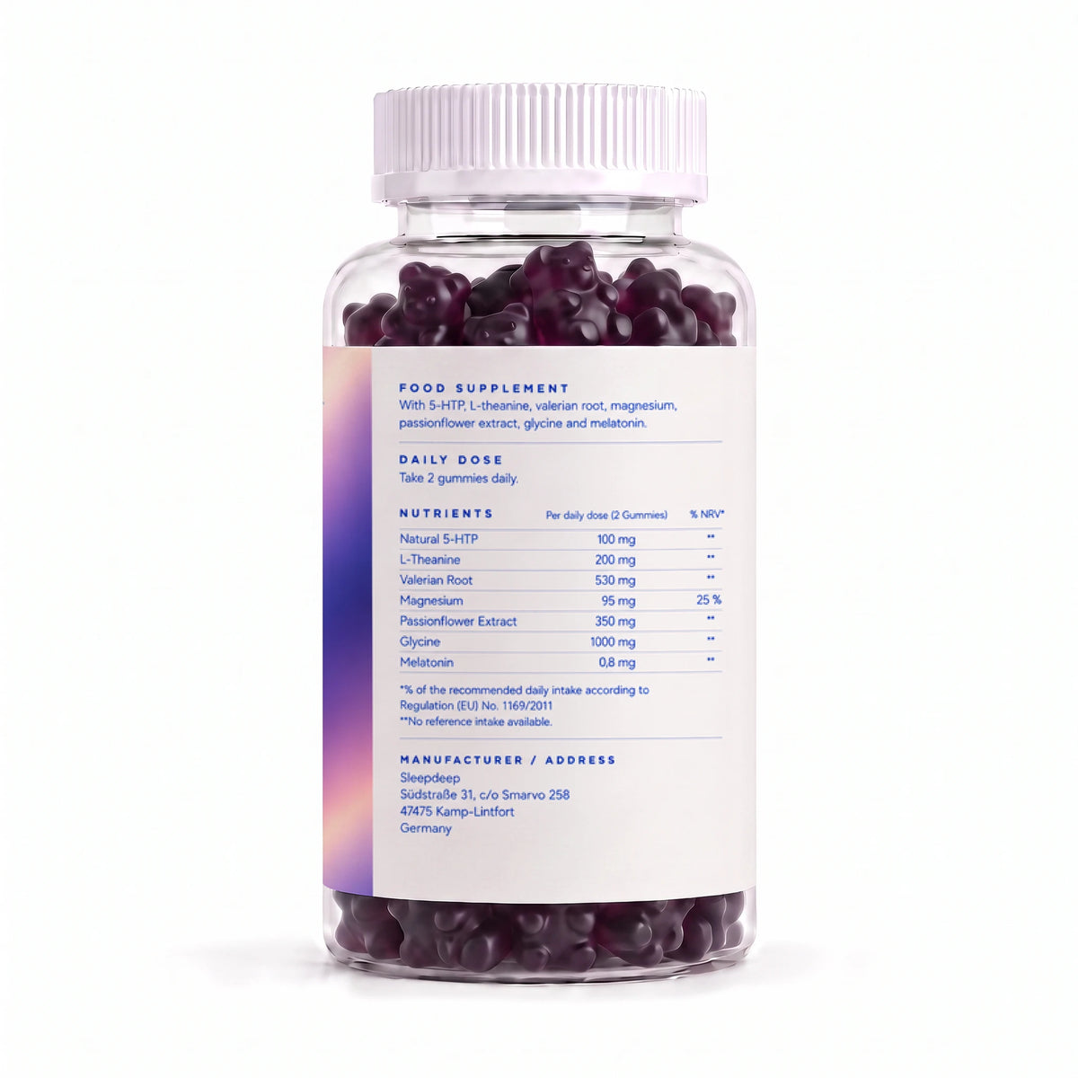 Sleep Gummies – 60 Gummies - Mixed berry flavor